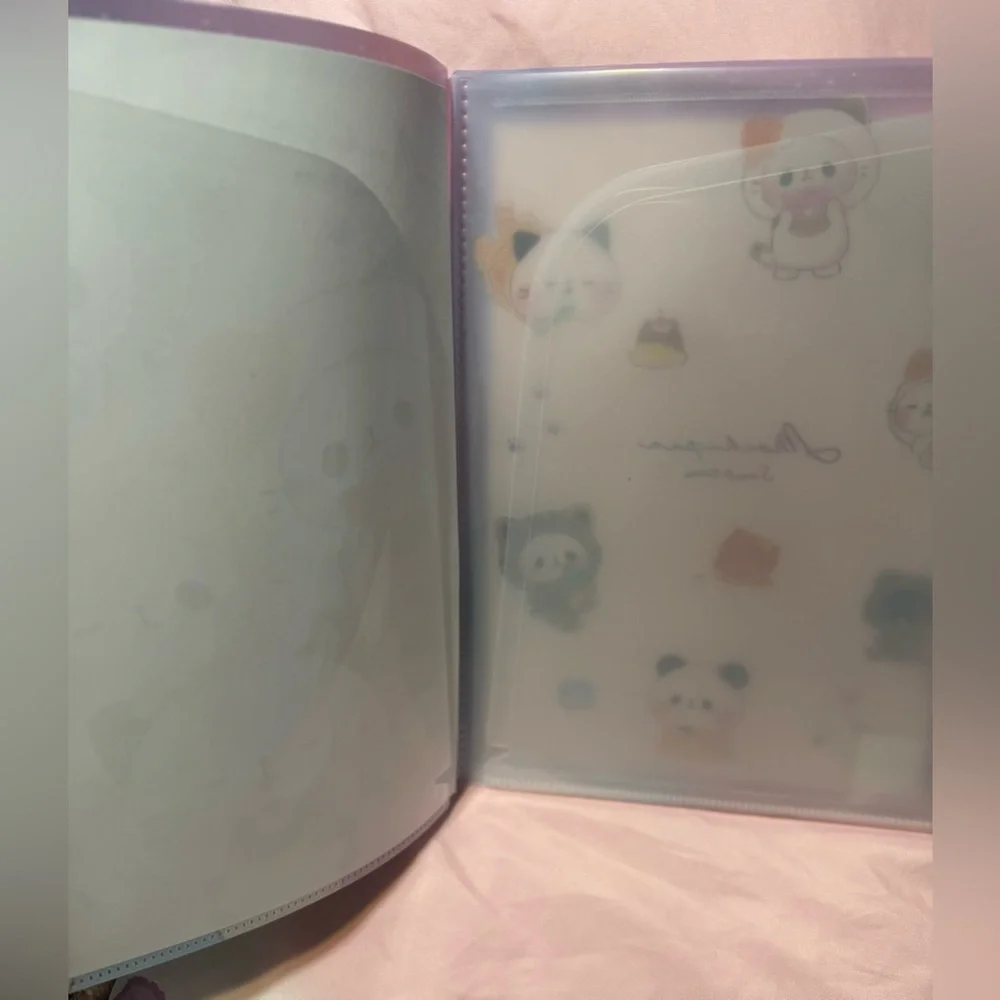 🆕 Mochipan Japanese 6 page clear File Folder